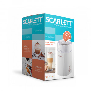 Rasnita de cafea Scarlett SC-CG44506, alb, 160W