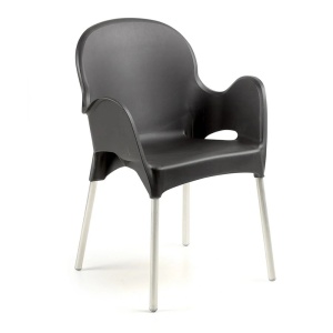 Set masa cu doua scaune, cadru din plastic rezistent si picioare din aluminiu, exterior si interior