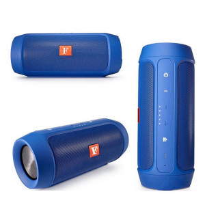 Boxa portabila cu MP3, TF/USB/AUX/Bluetooth, radio FM, albastru, E2Plus-a