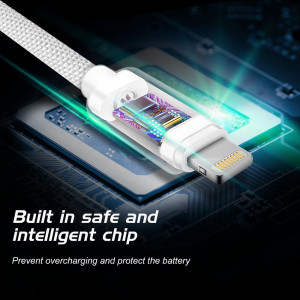 Cablu date incarcare USB la Lightning, 1.2 metri, Swissten