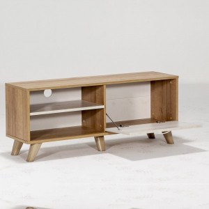 Comoda Tv Titanic, Asos Home, stejar-sonoma, 155x47x32cm