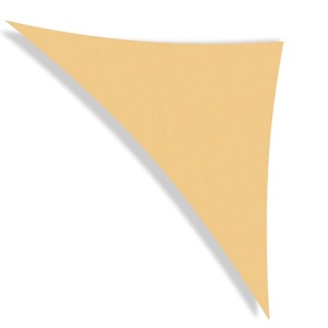Copertina impermeabila pentru soare, triunghiulara, cu agatatoare, 160g/mp, dimensiune 3x3x3 metri