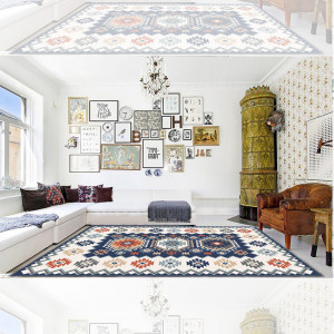 Covor traditional antiderapant Albastru, 120x180cm