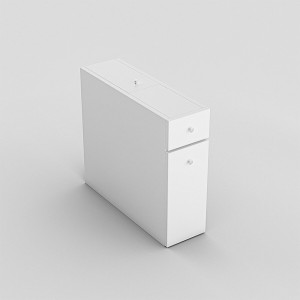Dulap baie multifunctional Kalune Design, alb