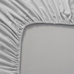 Husa de pat cu elastic 180x220cm+30cm. culoare gri
