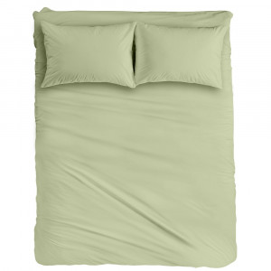 Husa de pat cu elastic 180x220cm+30cm. culoare verde mint