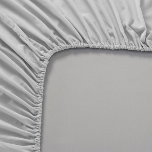 Husa de pat cu elastic Charme Blanc 160x200cm+30cm. culoare gri