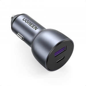Incarcator auto bricheta USB-C PD si USB, Quick Charge 3.0, 36W, UGREEN