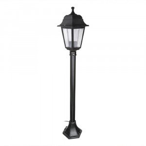 Lampa corp inalt iluminat exterior, negru, E27, Max. 100W