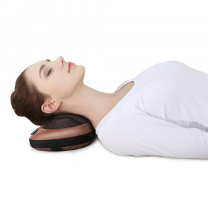 Perna electrica pentru masaj cervical, cu incalzire - Massage Pillow