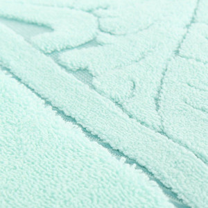 Set 2 prosoape de baie, 100% bumbac, 560 gr/m², 50x90cm si 70x140cm, verde menta