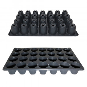 Set de 10 tavi alveolare de 28 celule pentru rasaduri legume si flori