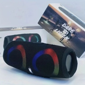 Boxa Charge 5, Bluetooth cu Leduri RGB, Usb, Radio FM si Waterproof IPX6