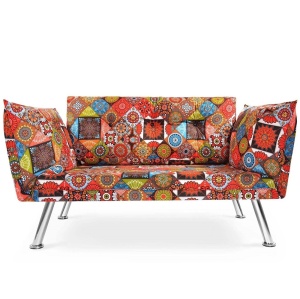 Canapea-extensibila-2-locuri-cadru-inox-Gipsy