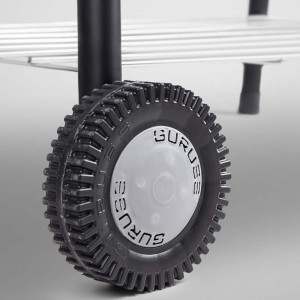 Gratar pe carbuni, cu termomentru pe capac + sotul bucatarului, Guruss CG-050, negru