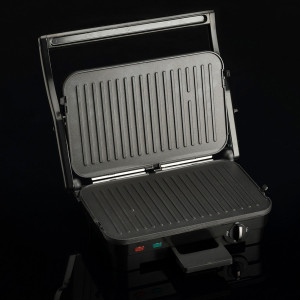 Grill gratar electric Scarlett SC-EG350M05, 1800W, placi reversibile detasabile, deschidere 180⁰
