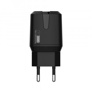 Incarcator retea SMS-Q02, Type-C, Negru