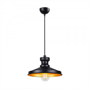 Lustra Hisar, Luxe Lighting, Negru, 22x109 cm