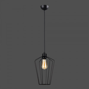 Lustra Luna, Squid Lighting, Negru, 25x30x126 cm