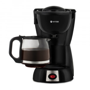 Cafetiera VITEK VT-1521, 600W, 500ml, Sistem Anti-picurare, oprire automata, filtru detasabil si lavabil