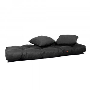 Canapea-extensibila-2-locuri-cadru-inox-Smoke-cu-perne-inluse