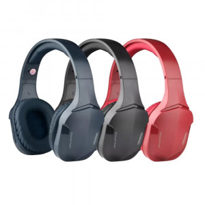 Casti hands-free bluetooth, over-ear, SMS-CJ08, albastru inchis