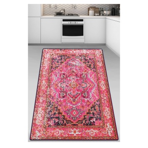 Covor living cu print digital 3D, Siera, 100x160cm, poliester 100%, spate antiderapant