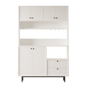 Dulap de bucatarie Cora, 180X120X35,5 cm, culoare alb