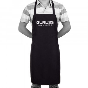 Gratar pe carbuni, cu termomentru pe capac + sotul bucatarului, Guruss CG-050, negru