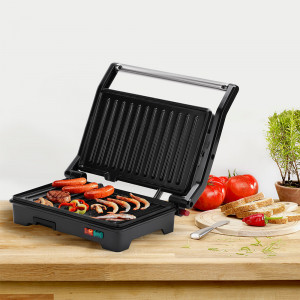Grill gratar electric VITEK VT-2639, 1200W, acoperire non stick, inox