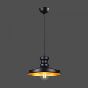 Lustra Hisar, Luxe Lighting, Negru, 22x109 cm