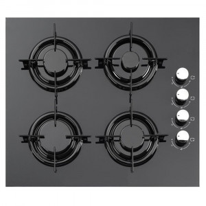 OFERTA Set hota DA-865 + plita LX40TAHDF, Luxell, sticla neagra
