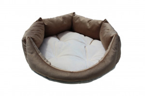 Patut catei si pisici SOFT 50x50x20cm, maro