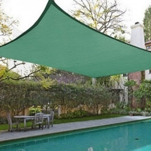 Prelata umbrire copertina plasa protectie solara cu orificii de prindere, verde, 1m x 6m