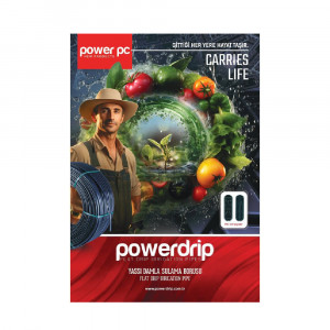 Set banda de picurare Powerdrip rola 200 ml, picurare din 20 in 20 cm, include 41 accesorii
