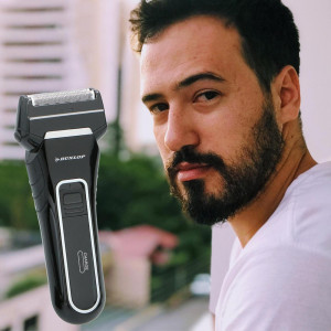 Aparat de ras Dunlop cu 2 lame, uscat, lavabil, autonomie 30 minute