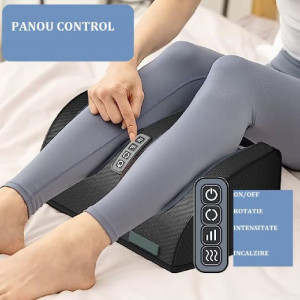 Aparat pentru masaj picioare, multifunctional, negru, Shiatsu