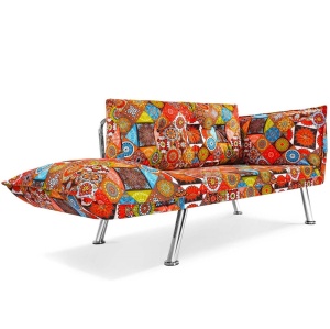 Canapea-extensibila-2-locuri-cadru-inox-Gipsy