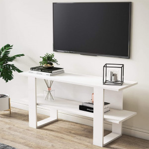 Comoda TV Cornelia, Asos Home, alb, 120x35x55