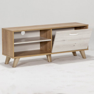Comoda Tv Titanic, Asos Home, stejar-sonoma, 155x47x32cm