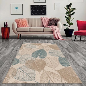 Covor cu print digital 3D, 80X150cm, poliester 100%, antiderapant, Living