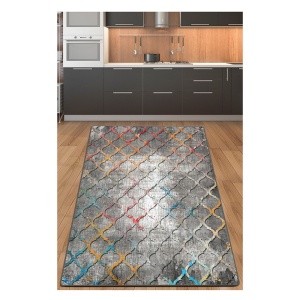 Covor cu print digital 3D, Artemis, 100x160cm, poliester 100%, spate antiderapant