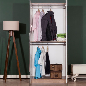 Dulap haine Infinity, Asos Home, alb, 90x195x57cm