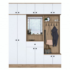 Dulap multifunctional cu multiple spatii de depozitare, pantofar, cuier