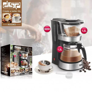 Filtru cafea electric 800W, capacitate 1.2l, DSP KA3063