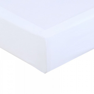 Husa de pat frotir cu elastic 180x200cm + 2 fete de perna 50x70cm, alb