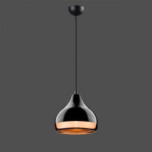 Lustra Adam, Squid Lighting, Negru, 17x112 cm