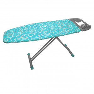 Masa de calcat ASOS LUX 40x118cm, culoare bleu