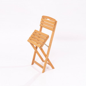 Set mobilier gradina - terasa Bistro, 4 scaune +1 masa, stejar