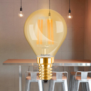 Bec LED cu filament 4W P45 360LM 2200K E14